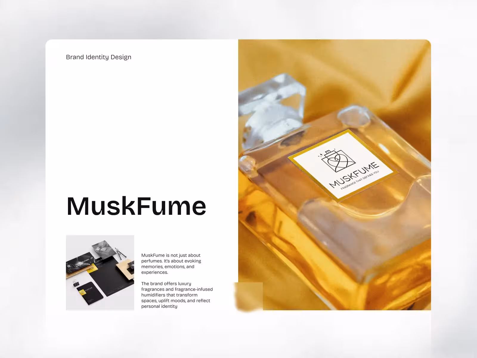 Muskfume Fragrance Brand Design - Luxury Perfume Collection